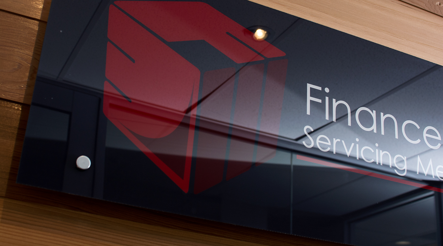 Finance 3000 office signage